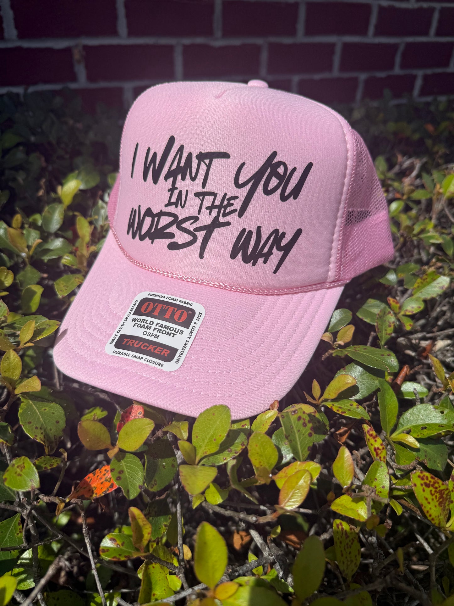 I Want You In The Worst Way Trucker Hat
