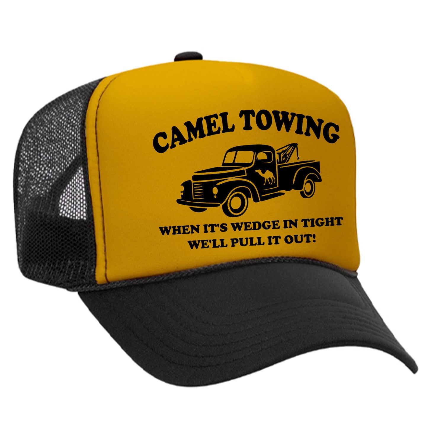 Camel Towing Trucker Hat