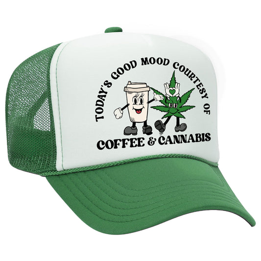 Coffee & Cannabis Trucker Hat