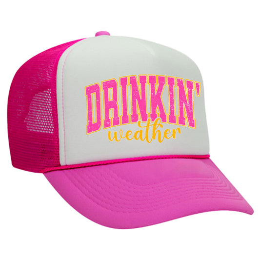 Drinkin' Weather Trucker Hat
