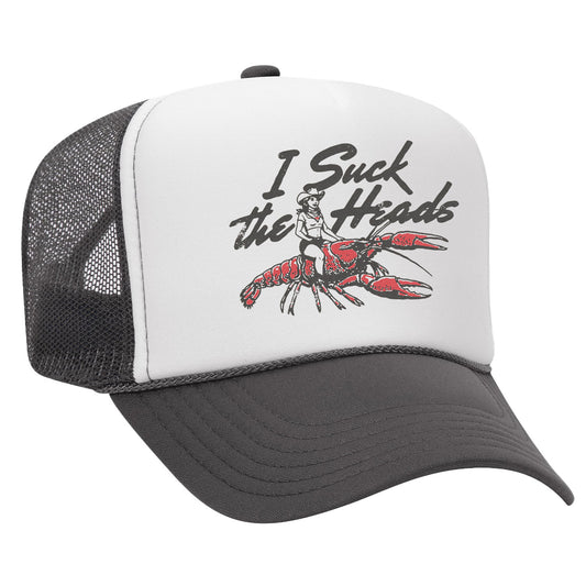 I Suck The Heads Crawfish Trucker Hat