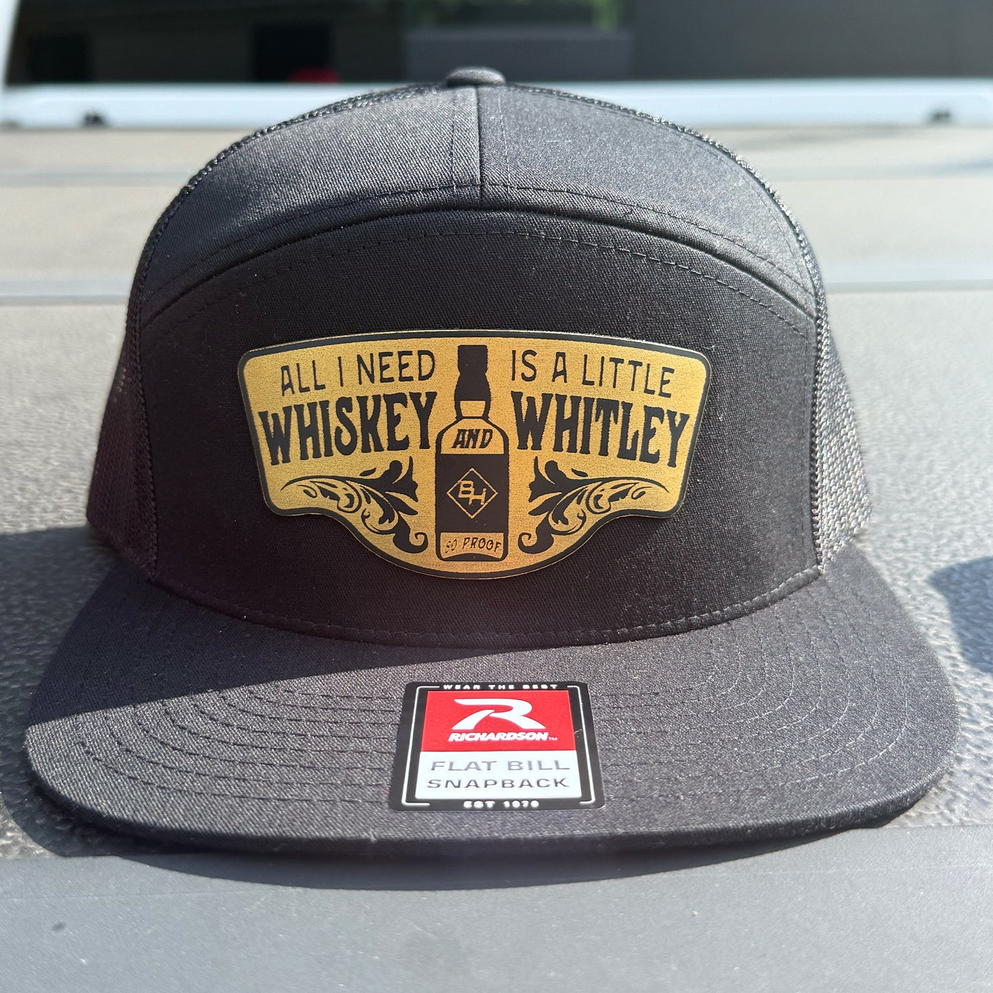 Whiskey & Whitley Patch Hat