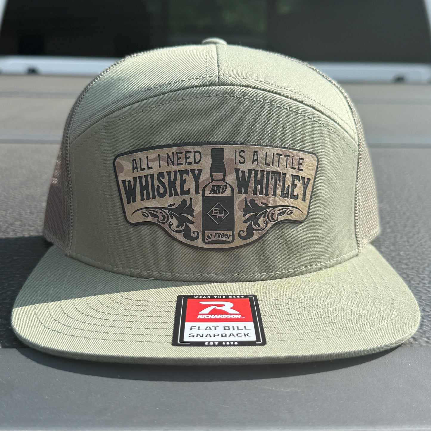 Whiskey & Whitley Patch Hat
