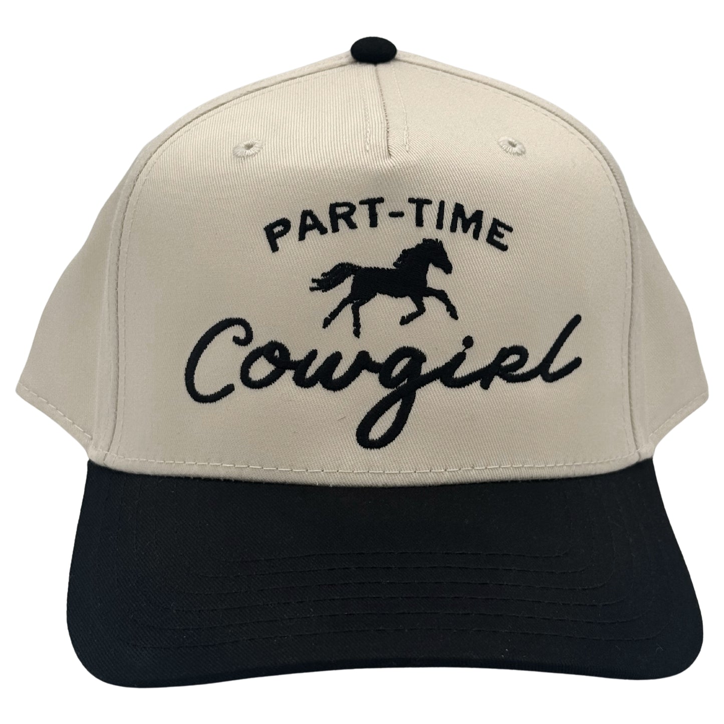 Part-Time Cowgirl Embroidered Hat