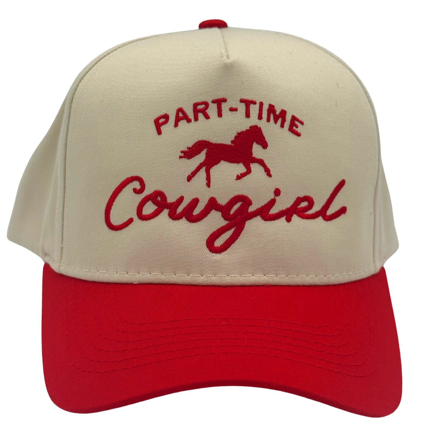 Part-Time Cowgirl Embroidered Hat