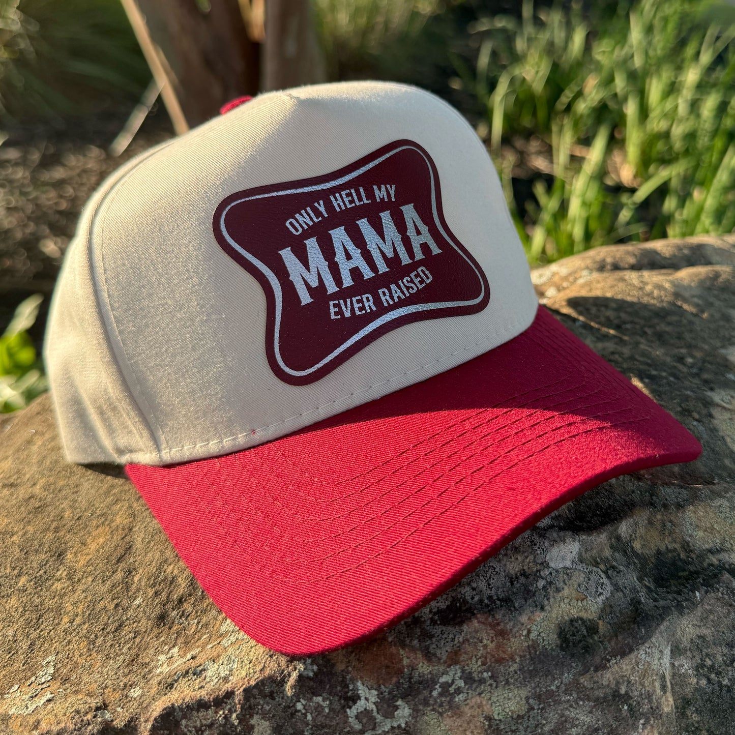 The Only Hell My Mama Ever Raised Patch Hat