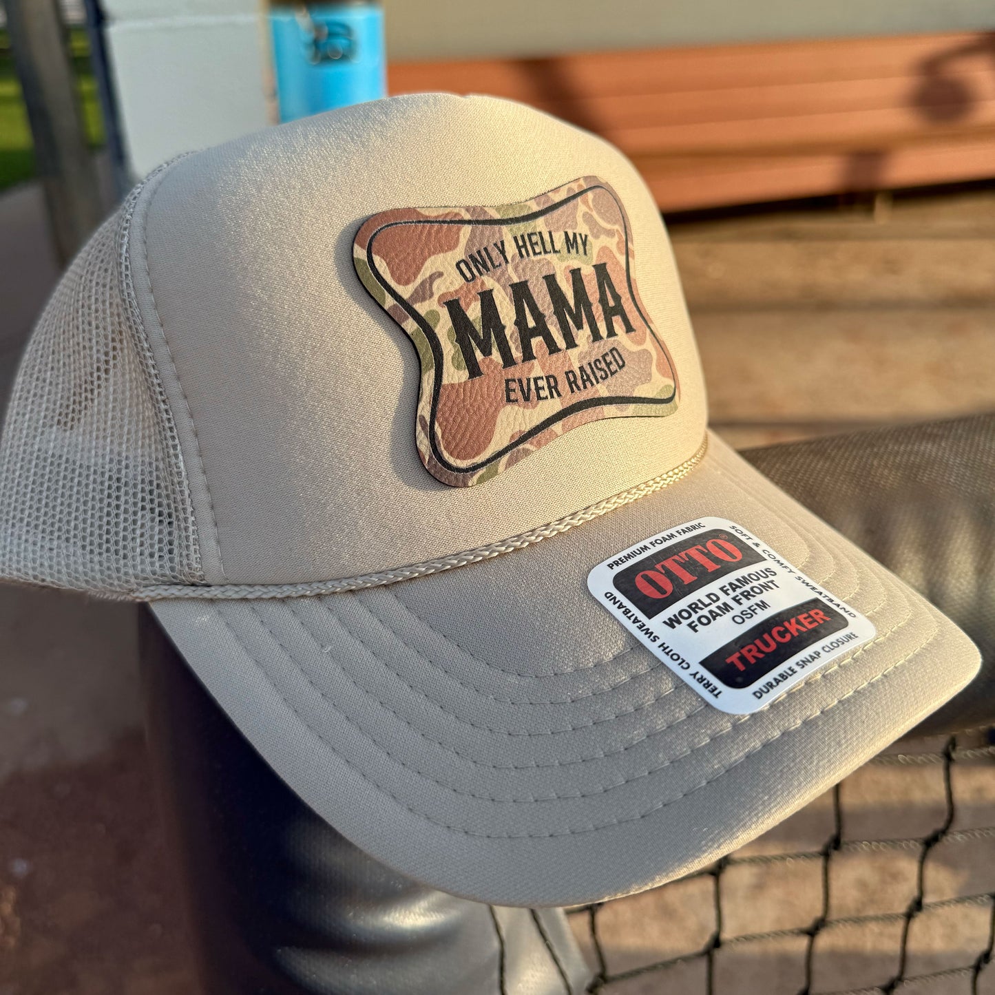 The Only Hell My Mama Ever Raised Patch Hat