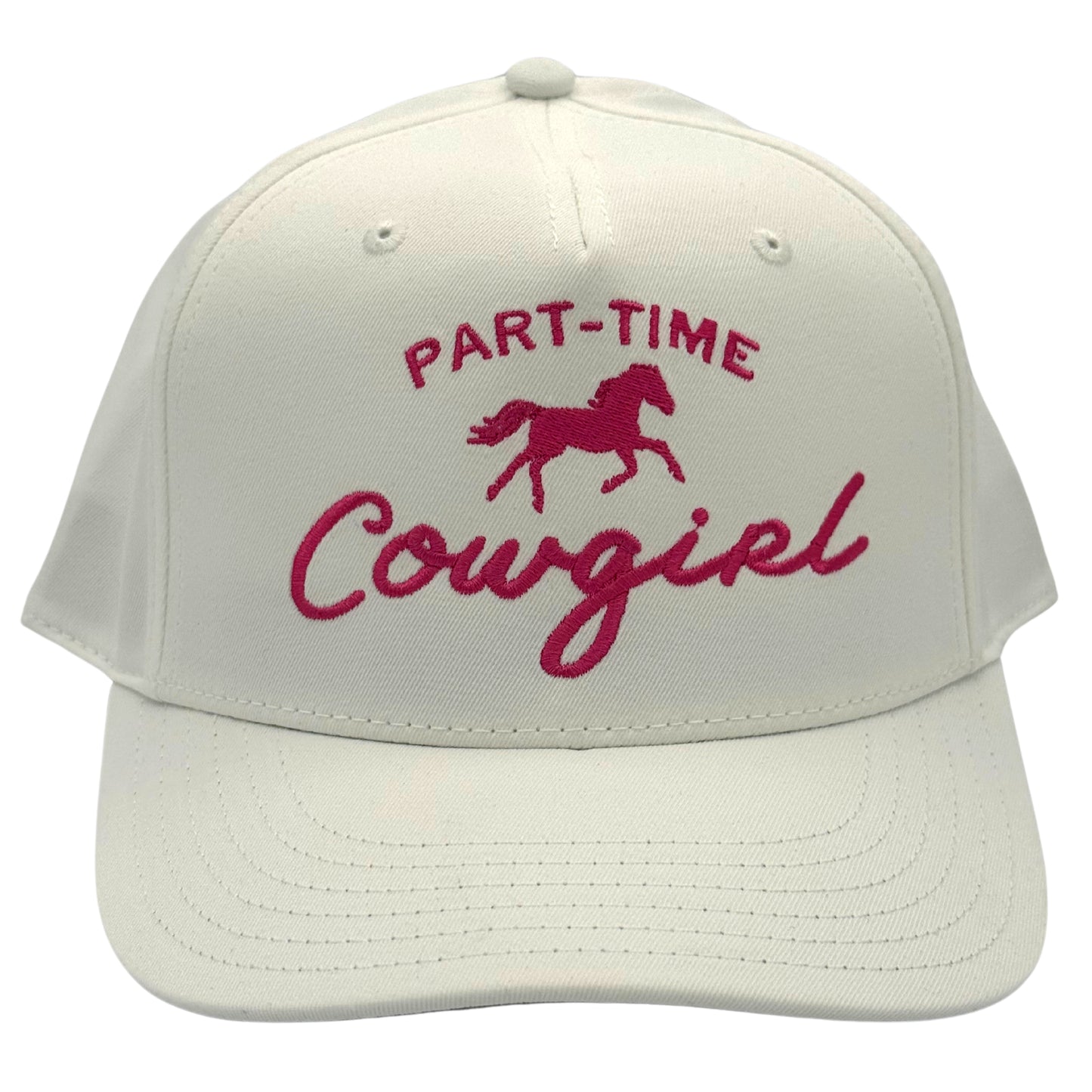 Part-Time Cowgirl Embroidered Hat