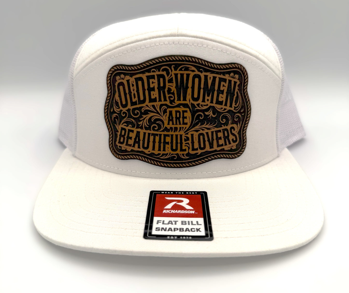 Older Women Are Beautiful Lovers Patch Hat