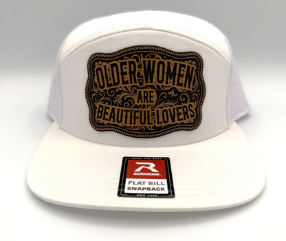 Older Women Are Beautiful Lovers Patch Hat