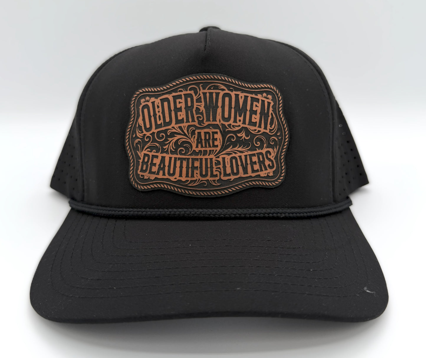 Older Women Are Beautiful Lovers Patch Hat