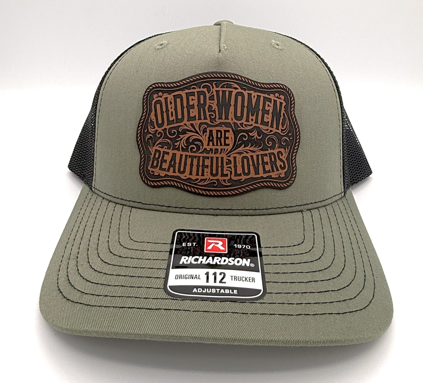 Older Women Are Beautiful Lovers Patch Hat