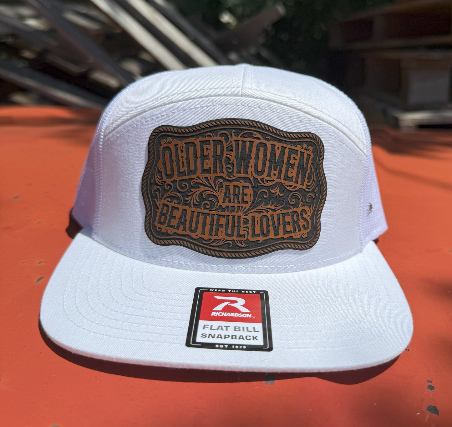 Older Women Are Beautiful Lovers Patch Hat