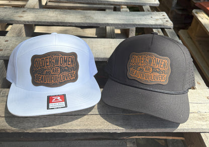 Older Women Are Beautiful Lovers Patch Hat