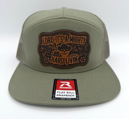 Mighty Hard Livin'  Patch Hat