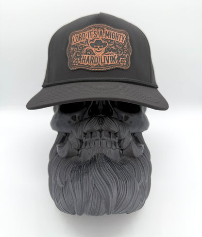 Mighty Hard Livin'  Patch Hat