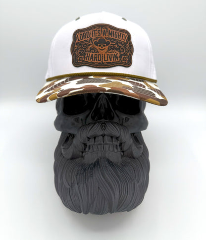 Mighty Hard Livin'  Patch Hat