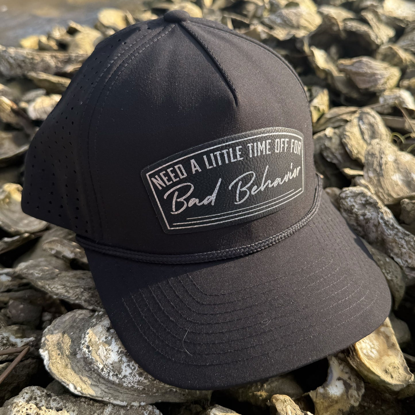Need A Little Time Off For Bad Behavior Patch Hat