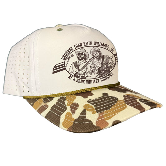 Hank Whitley Camo Rope Hat