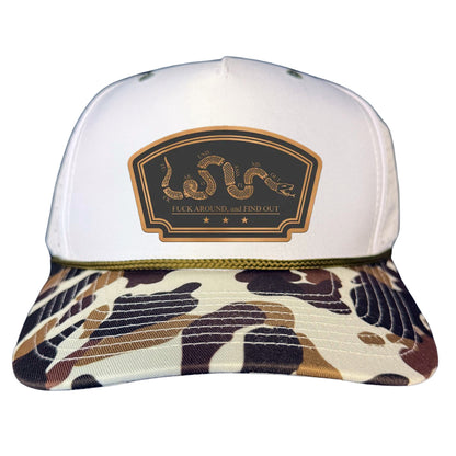 F*ck Around And Find Out Leather Patch Hat