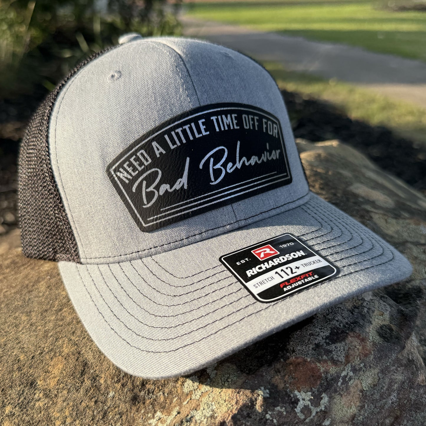Need A Little Time Off For Bad Behavior Patch Hat