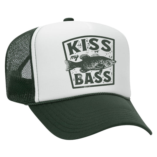 Kiss My Bass Trucker Hat