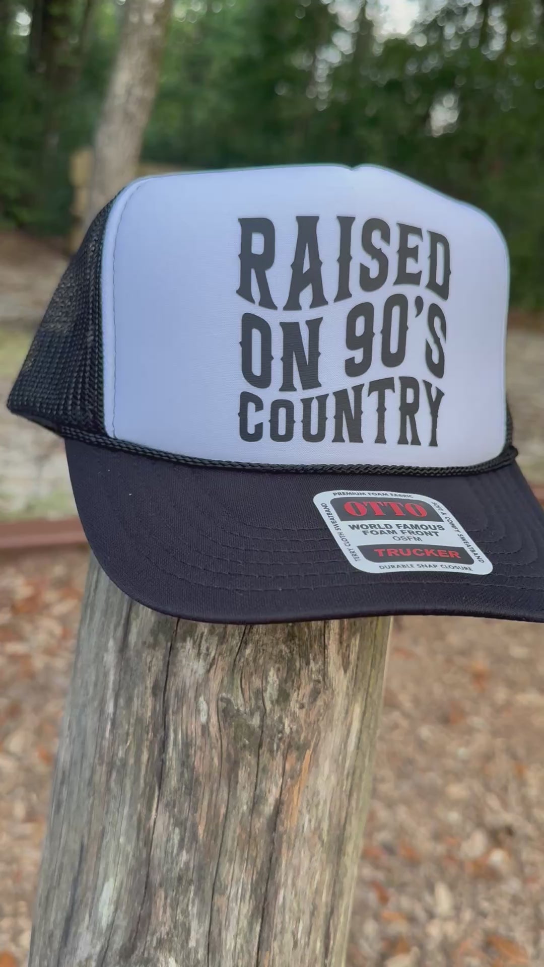 Raised On 90's Country Trucker Hat