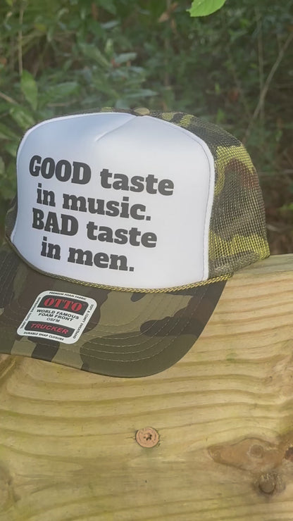 Good Taste In Music Trucker Hat