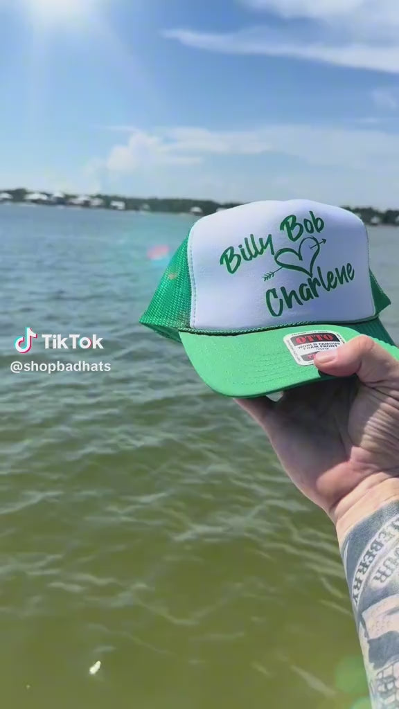 Billy Bob Loves Charlene Trucker Hat